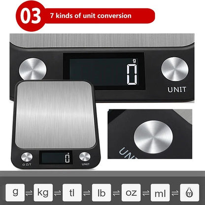 AB-J171 LCD Backlight Display Kitchen Scale 10Kg/1g