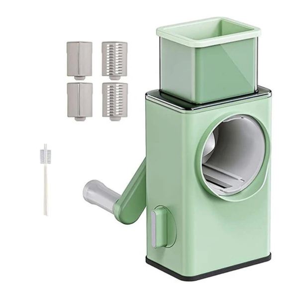 Aorlis AO-78333 Manual Rotary Cheese Grater, Vegetable Cutter