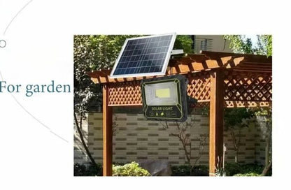 FA-GTX-500W LED Solar Powered Flood Light With Solar Panel & Remote Control