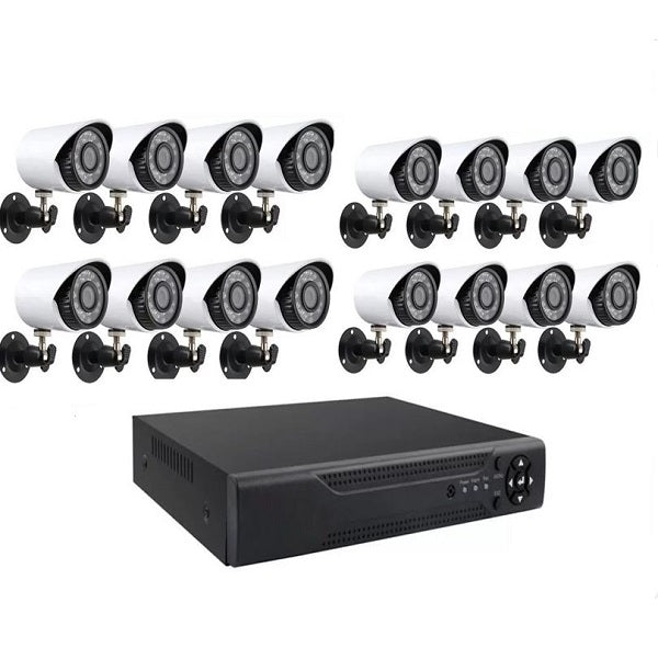 Aerbes AB-JK13 AHD DVR 16 Channel Wired Surveillance Kit 4K Camera