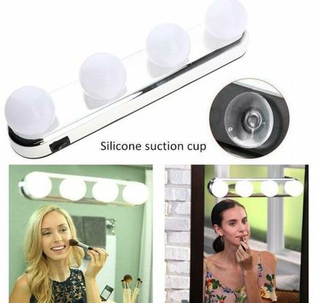 FA-ZK-04 4 Bulb Studio Makeup Mirror Glow LED Light