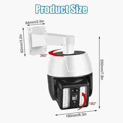 FA-5118-2 2 in 1 Solar Sensor Dummy Camera Wall Light With Remote Control