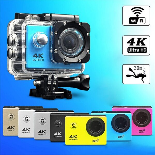 Wolulu AS-51221 Waterproof 4K Ultra Wifi Sports Camera