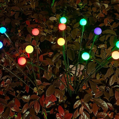 FA-LC38C-6 Solar Powered Starburst Swing Outdoor RGB Bulb Garden Light