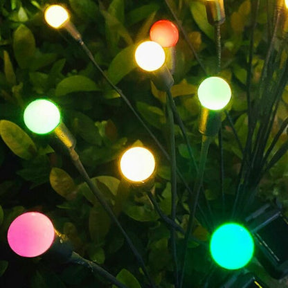 FA-LC38C-6 Solar Powered Starburst Swing Outdoor RGB Bulb Garden Light
