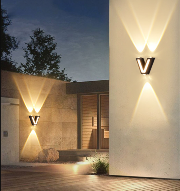 7W 3 LED V Shaped Wall Lamp 3000K