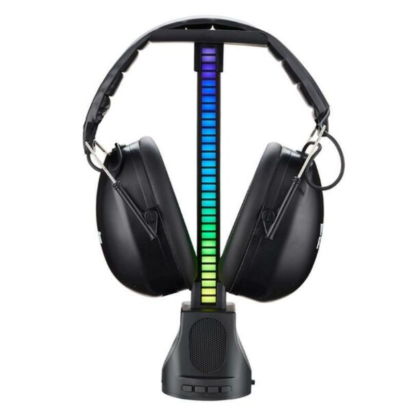 XF0800 RGB Sound Pickup Light Speaker, With /Without Headset Stand Mount T-15