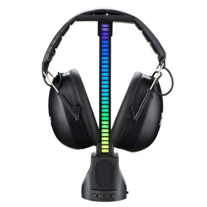 XF0800 RGB Sound Pickup Light Speaker, With /Without Headset Stand Mount T-15