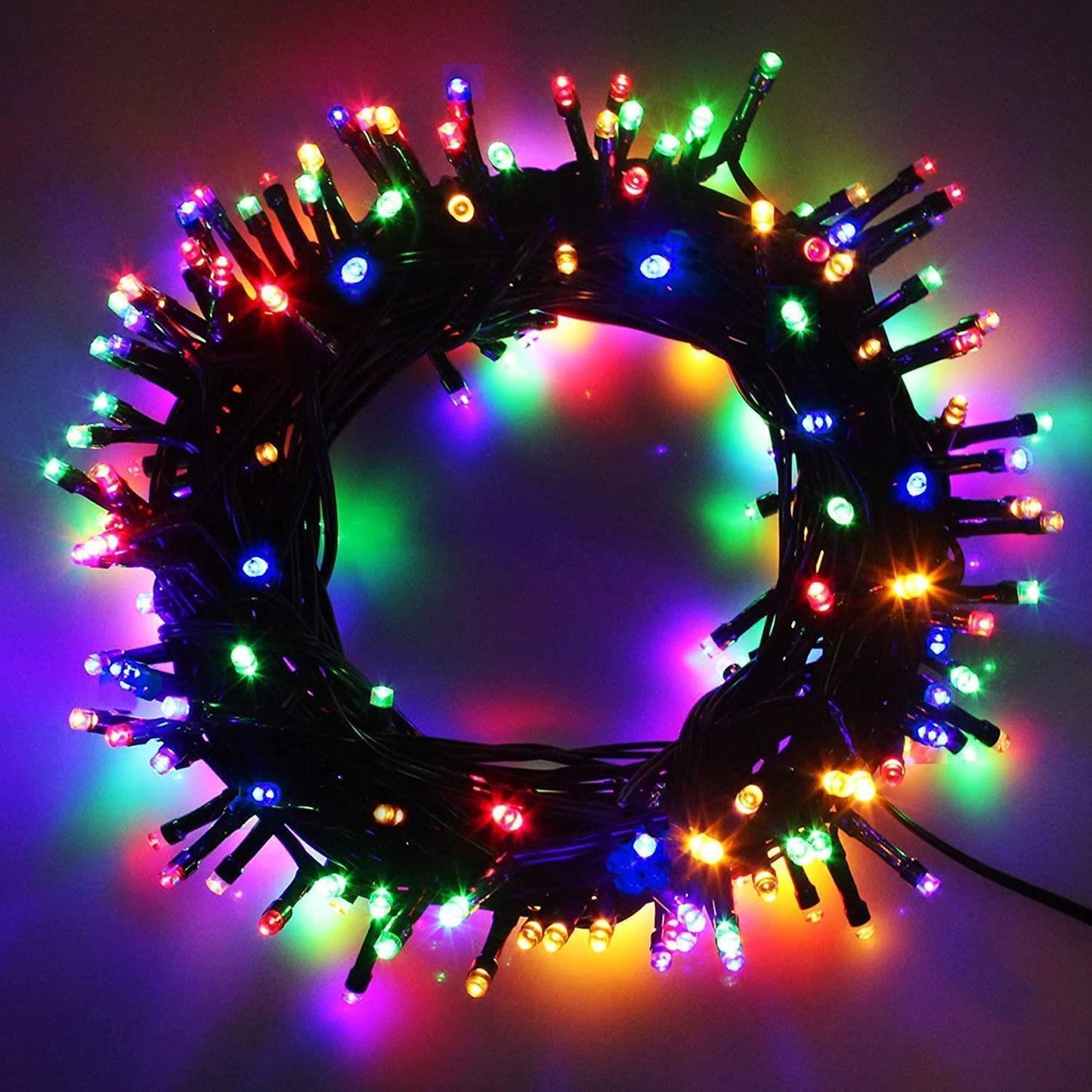 LED Inter-Connecting Black Cable Fairy Light RGB 10M