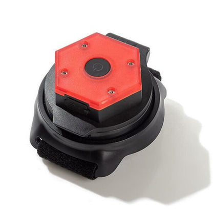 Aerbes AB-ZX14 Bicycle Rearview Mirror Warning Light With Mirror