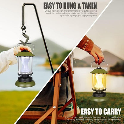 FA-6603 Portable Retro LED Rotary Switch Camping Lantern