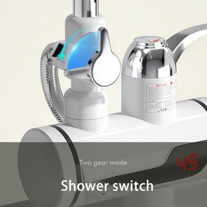 JG021 Bottom Water Inlet Heated Faucet With Shower