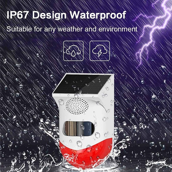 CT80 PIR Solar Alarm With Motion Sensor