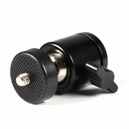 1/4″ Screw Swivel Ball Head Tripod Mount 360° Rotation