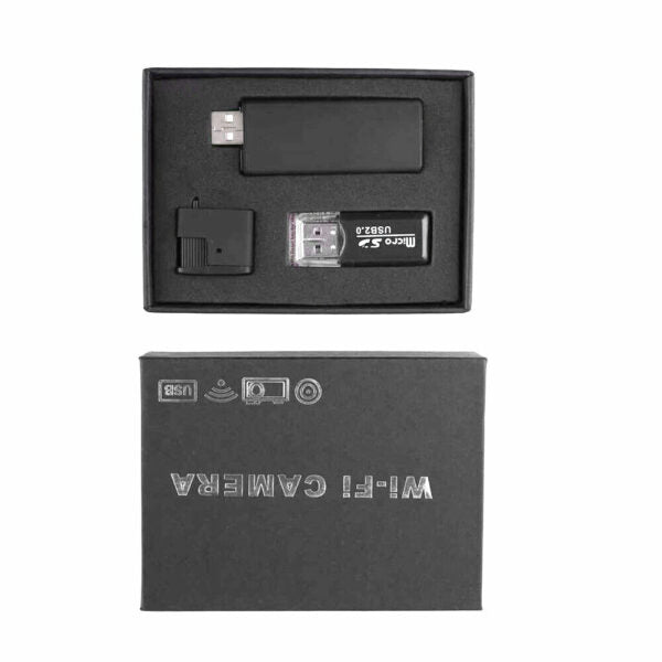 W2 Portable Wireless Wifi Lighter Camera 1080P With Lookcam App