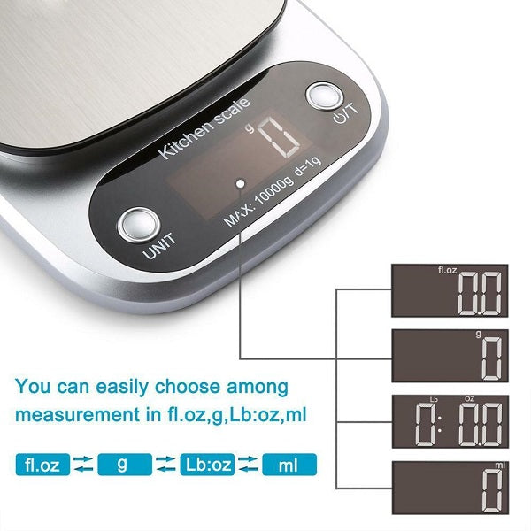 Aerbes AB-C13 Digital Kitchen Food Scale With High Precision Capacity 5kg/1g