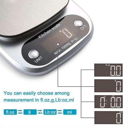 Aerbes AB-C13 Digital Kitchen Food Scale With High Precision Capacity 5kg/1g