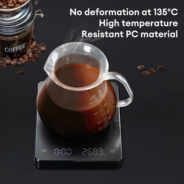 Aerbes AB-C04 USB Rechargeable Digital Coffee Scale With Timer