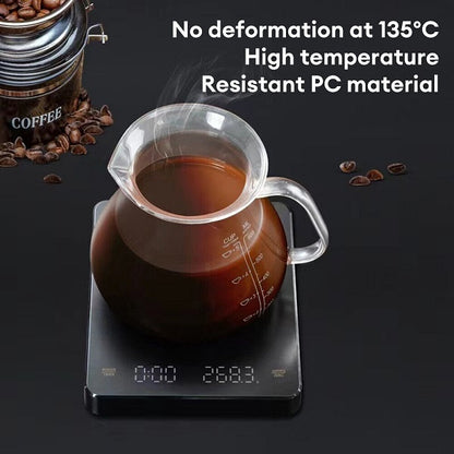 Aerbes AB-C04 USB Rechargeable Digital Coffee Scale With Timer