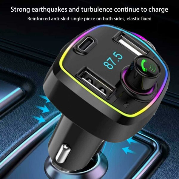 Aerbes AB-CZ01 Multifunctional Wireless RGB Car MP3 Player FM Transmitter