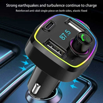 Aerbes AB-CZ01 Multifunctional Wireless RGB Car MP3 Player FM Transmitter