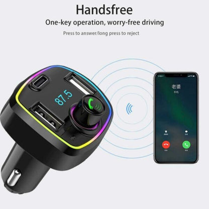 Aerbes AB-CZ01 Multifunctional Wireless RGB Car MP3 Player FM Transmitter