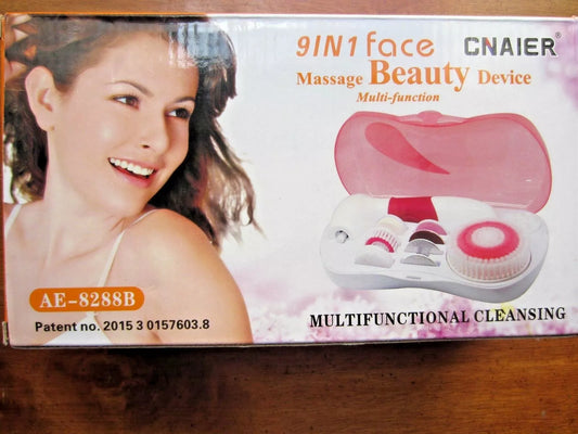 Body Cleansing Brush Set, Waterproof Face & Body 9 in 1