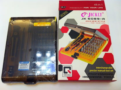 45 in 1 Magnetic Screwdriver Tweezer Repair Tool Set JK 6089-A for phone Tablet