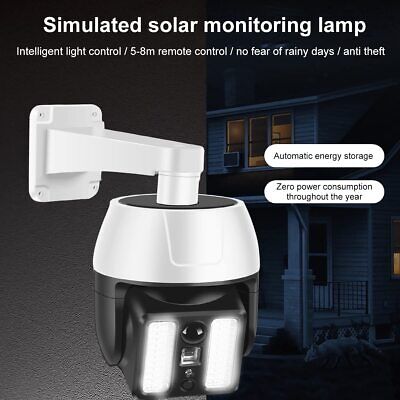 FA-5118-2 2 in 1 Solar Sensor Dummy Camera Wall Light With Remote Control
