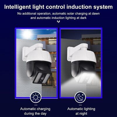 FA-5118-2 2 in 1 Solar Sensor Dummy Camera Wall Light With Remote Control