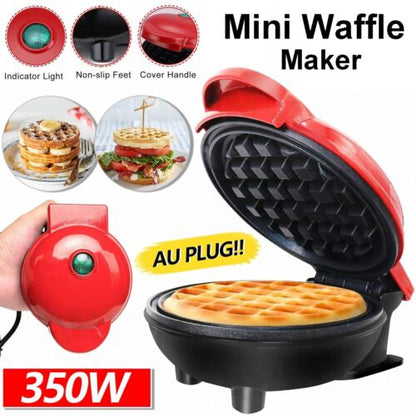Mini Waffle Maker Non Stick Pan Pancake Cake Breakfast Making Machine