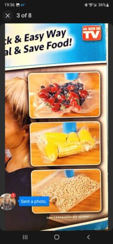 FRESH SEAL VAC w/ Vacuum Food Sealer