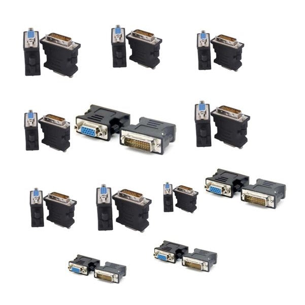SE-L115 VGA Female To DVI 24+1 Male Conversion Head Pack of 100