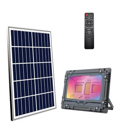 MJ-AW60 Solar Powered Floodlight RGB 60W