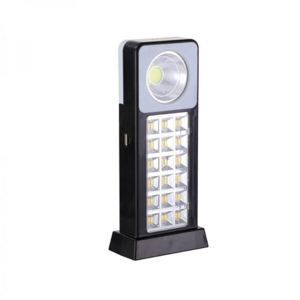 FA-2023 Solar Powered Or USB Rechargeable Emergency Light 3W 18COB