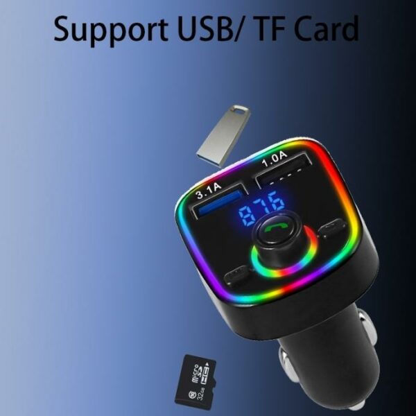 M30 Bluetooth Car FM Modulator With Dual USB Port