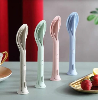 Dinnerware Sets Fork Spoon Knife Set Utensil 4 In 1