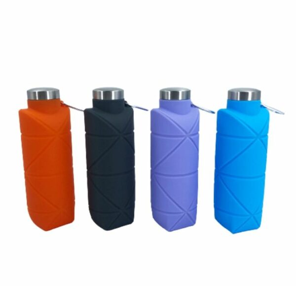 Collapsible Silicone Water Bottle 700ml BPA Free