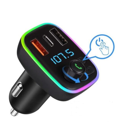 MP3-2 Car FM Modulator And MP3 Player with 2USB + PD Fast Charging