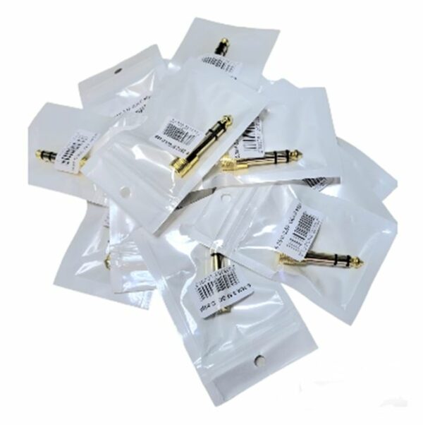 6.5mm Male to 3.5mm Female Audio Adapter Pack Of 100