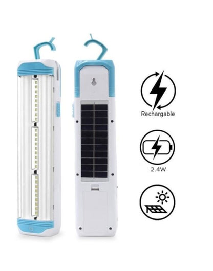 FA-7673B Solar Powered LED Rechargeable Emergency Lamp