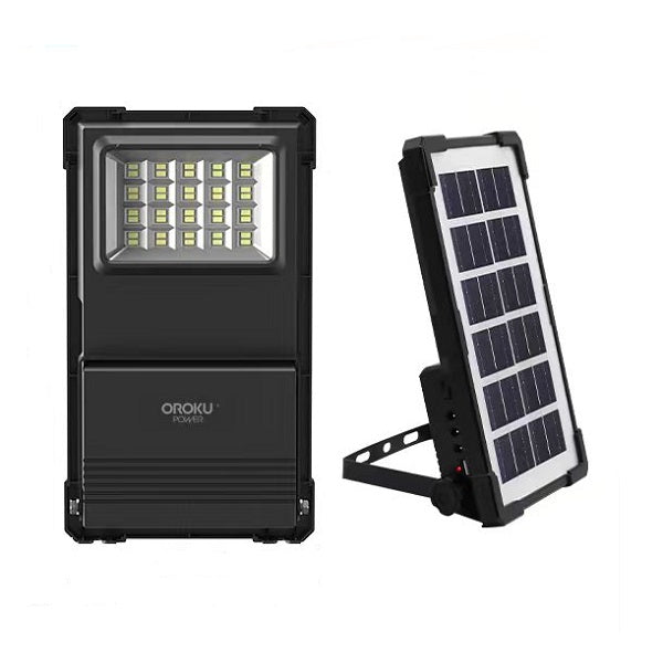 Oroku Power OP-014 Solar Emergency Light With Two LED Bulbs 30W
