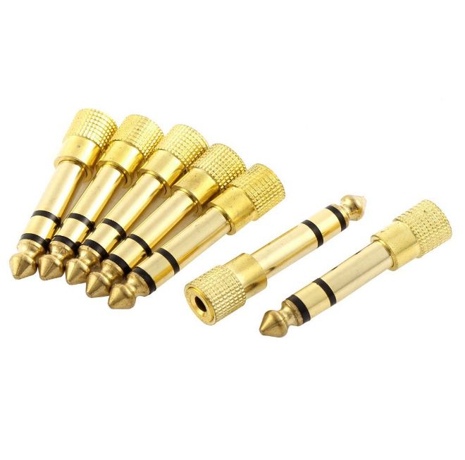 6.5mm Male to 3.5mm Female Audio Adapter Pack Of 100