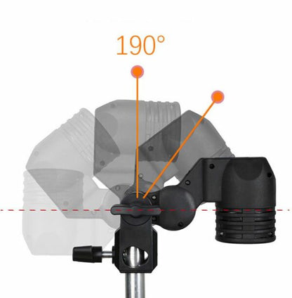 SE-180 Photographic Lighting LED E27 Bulbs With Remote Control Remote 85W