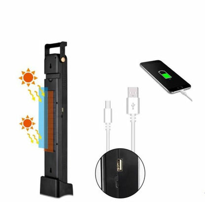 Aerbes AB-TA218 48 LED Solar Powered Emergency Light 5 Modes With Base