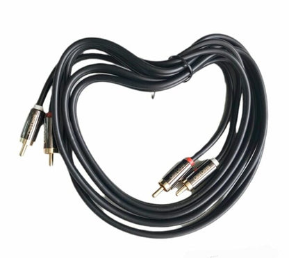 Aerbes AB-S057 RCA Cable Auxiliary Audio Cord for Home Theater HDTV Amplifiers Hi-Fi Systems