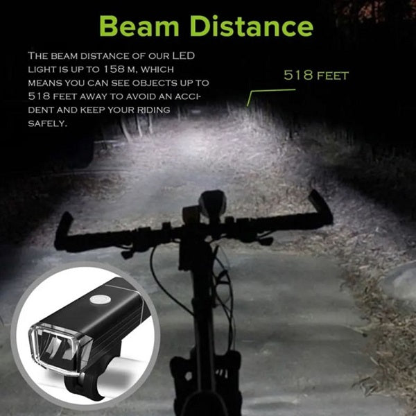 Aerbes AB-ZX16 USB Rechargeable LED Bicycle Light