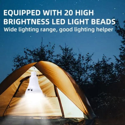 Oroku Power OP-020 Solar Powered 10W Hanging Bulb 1800mah Battery