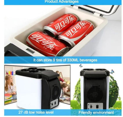 6L Portable Electronic Cooling & Warming Fridge 12V