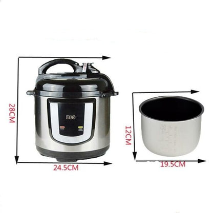 5Ltr 12V Multifunction Solar Powered By Battery Electric Pressure Cooker